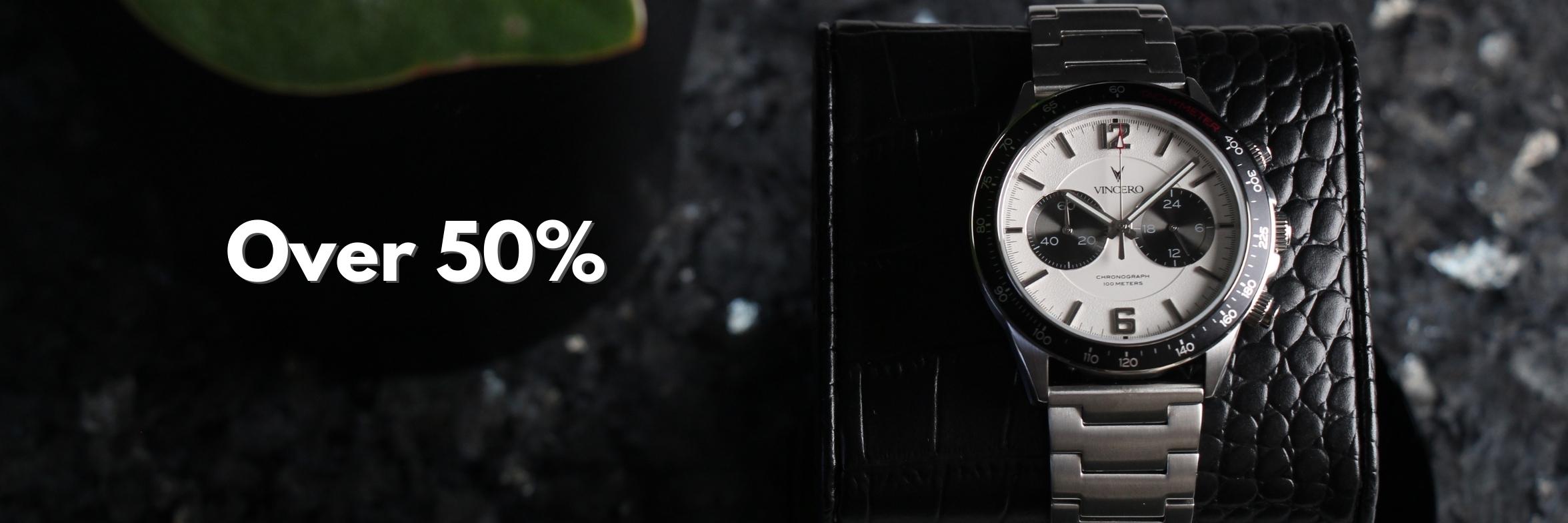 Over 50% Over 50%