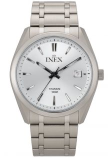 Inex Mens Sølvfarvet/Sølvfarvet A12168T4I
