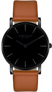 Carrie Taylor Lexington Gunmetal/Black Caramel Leather