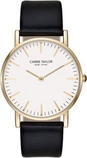 Carrie Taylor Lexington Guldfarvet/White Black Leather