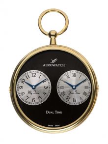 Aerowatch Lepines Pocket Watch Quartz Dual-Time 05826 JA03
