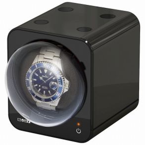 Beco Boxy Fancy Brick Watch Winder Black 309395