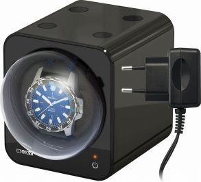 Beco Boxy Fancy Brick Watch Winder Black 309394