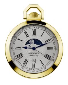 Aerowatch Lepines Night and Day Pocket Watch 44829 JA01
