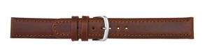 Falkenlund Deluxe Beco Watch Strap Sattelleder Brown Calf Leather 18mm Stainless Steel Buckle 6151318S