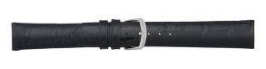 Falkenlund Deluxe Beco Watch Strap Imperator Basic Grey Calf Leather 18mm Gold Plated Buckle 6661418G