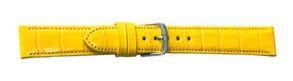 Falkenlund Deluxe Beco Watch Strap Louisiana Basic Yellow Calf Leather 22mm Stainless Steel Buckle 648622S