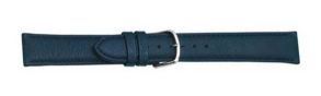 Falkenlund Deluxe Beco Watch Strap Polo Blue Calf Leather 18mm Stainless Steel Buckle 664318S