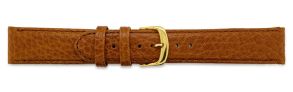 Falkenlund Deluxe Beco Watch Strap Imperator Natural Calf Leather 18mm Gold Plated Buckle 6671318G