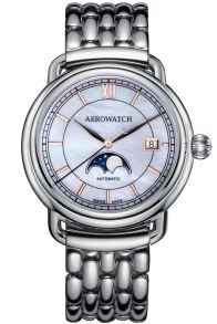 Aerowatch 1942 Moon Phase A 77983 AA02 M