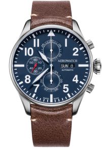 Aerowatch Les Grandes Classiques Chrono Pilot Auto A 61989 AA05