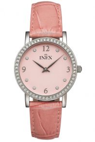 Inex Womens Pink Crystal Petite 30mm Outlet (Returned/Pre-owned)