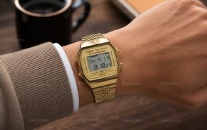 Casio Golden Digital Bluetooth Step Tracker 38mm