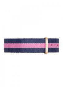 Wristband Daniel Wellington Classic Winchester Rosegoldfarvet Sølvfarvet 18 mm DW00200033