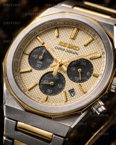Seiko Mens Two-Tone Steel Sapphire Chronograph 40mm