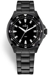 Inex Mens Black Sport A69530-1SS5I