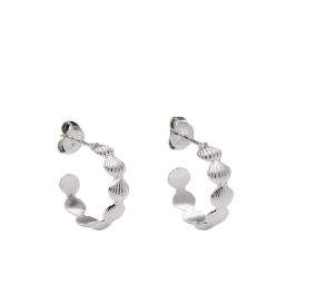 Pico Coquille Studs Silver