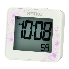 Seiko Digital Alarm Clock with Stop Watch QHL097W