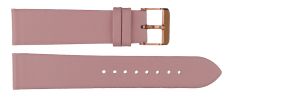 Carrie Taylor Pink Leather Strap (20mm) Rosegoldfarvet