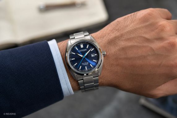 Citizen Mens Solar Blue Titanium 40mm