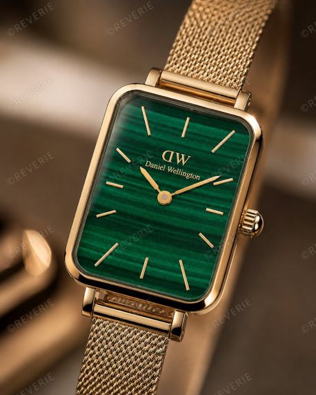 Daniel Wellington Golden Green Rectangular 20mm