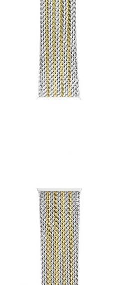 Mesh Silver Gold Strap 14mm for Skagen Freja SKW2698 465174